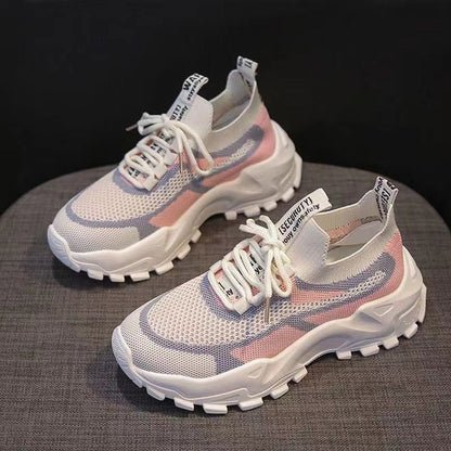 Andningsaktiva fritidssneakers för kvinnor