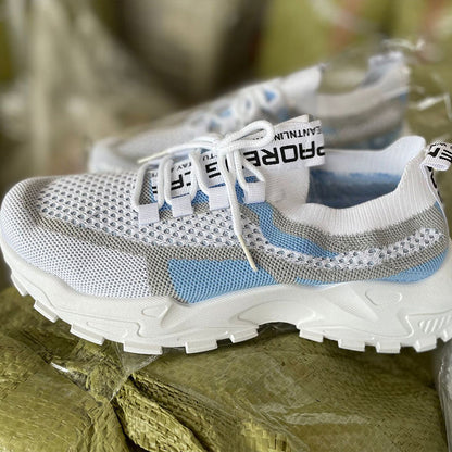 Andningsaktiva fritidssneakers för kvinnor