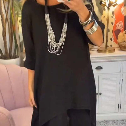 Women's Irregular Top & Pants 2-delat set