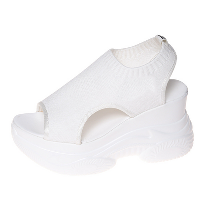 🔥🎁Nyhet 50 % RABATT🔥❄️Women's Wedge Sandals med öppen tå✨