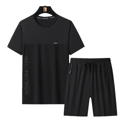 🔥Sommardräkt för herrar med kortärmad skjorta och shorts