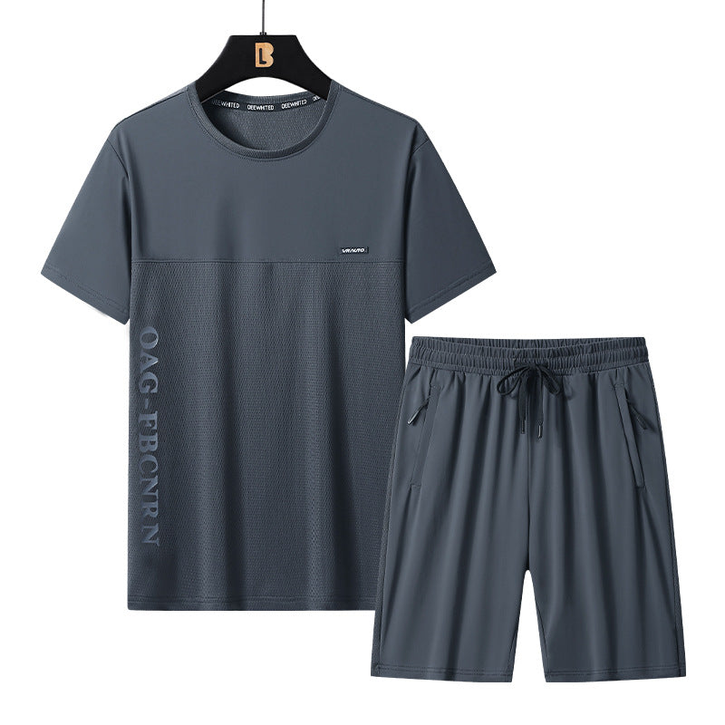 🔥Sommardräkt för herrar med kortärmad skjorta och shorts