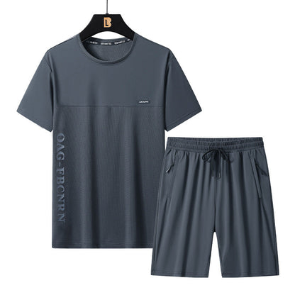 🔥Sommardräkt för herrar med kortärmad skjorta och shorts
