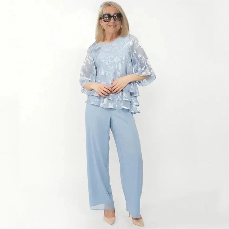 🌺Elegant chiffongklänning för kvinnor