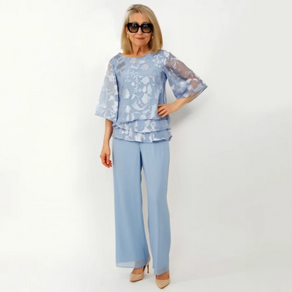 🌺Elegant chiffongklänning för kvinnor