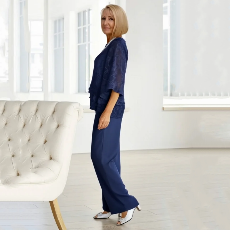 🌺Elegant chiffongklänning för kvinnor