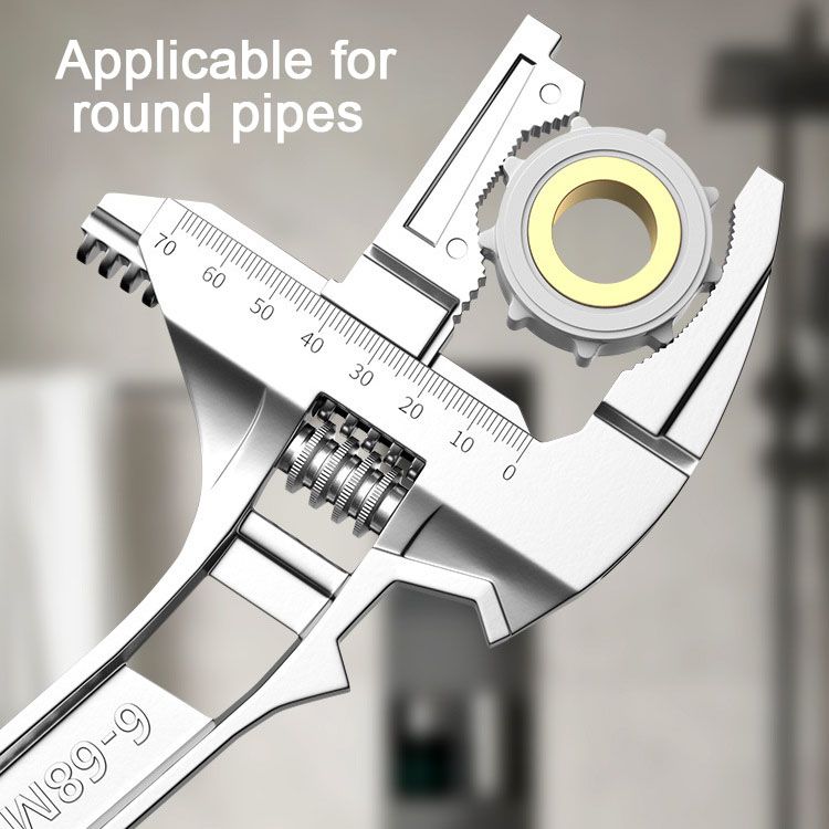 ⚡Vändbar Skiftnyckel med 6-68 mm Käftöppning