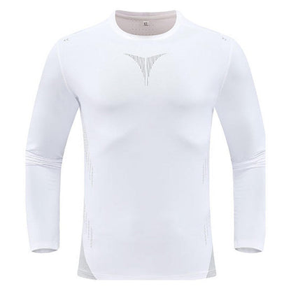 Casual långärmad snabbtorkande sport-T-shirt för män