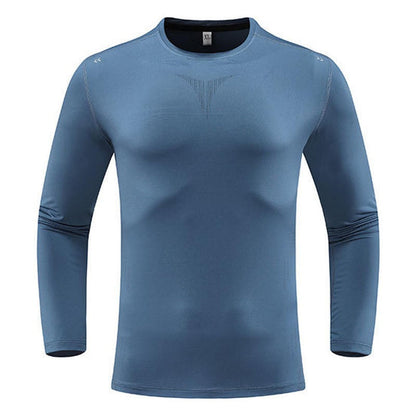 Casual långärmad snabbtorkande sport-T-shirt för män