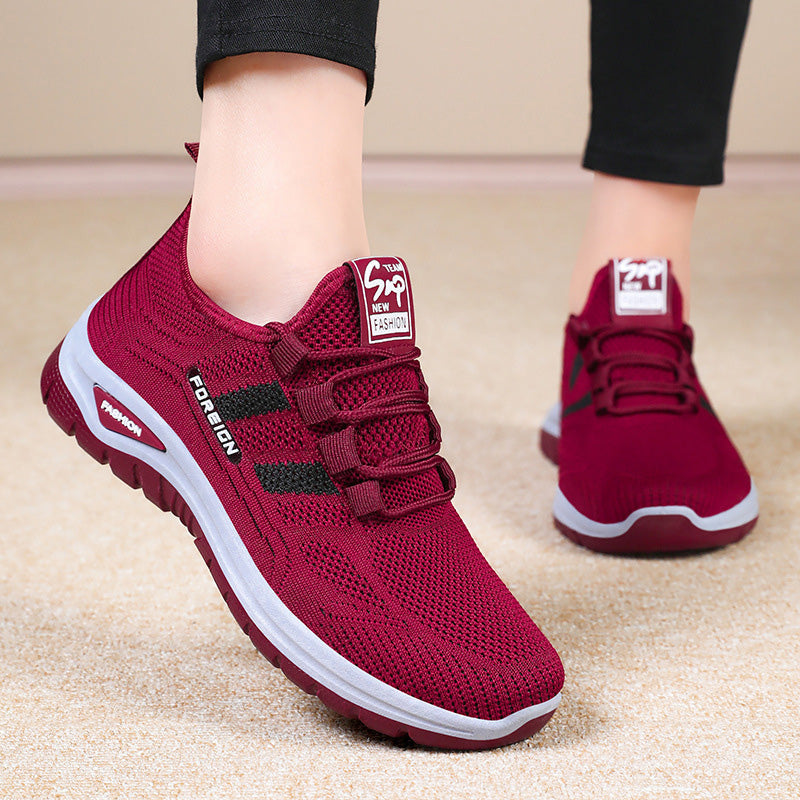 🛍️REA – 50 % RABATT👟Andningsbara mesh-sneakers för damer för utomhusbruk