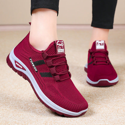 🛍️REA – 50 % RABATT👟Andningsbara mesh-sneakers för damer för utomhusbruk