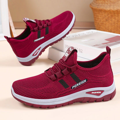 🛍️REA – 50 % RABATT👟Andningsbara mesh-sneakers för damer för utomhusbruk