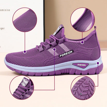 🛍️REA – 50 % RABATT👟Andningsbara mesh-sneakers för damer för utomhusbruk