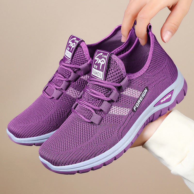 🛍️REA – 50 % RABATT👟Andningsbara mesh-sneakers för damer för utomhusbruk