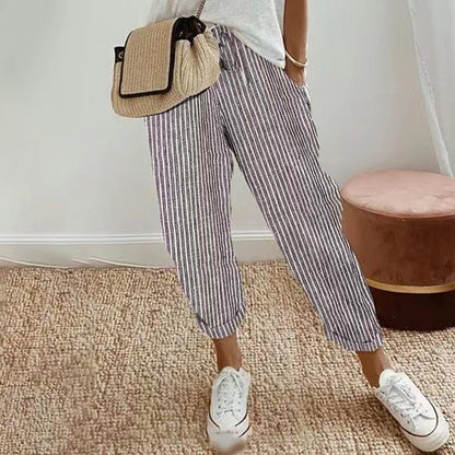 🔥 50 % RABATT 👖 Tryckta fritidsbyxor för damer – bekväma, snygga och perfekta för vardagsbruk ✨