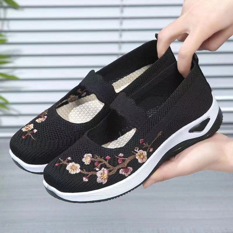 🔥Sista dagens kampanj 50% rabatt - Fotvalvsstöd vandringsskor för kvinnor med andningsfunktion och slip-on