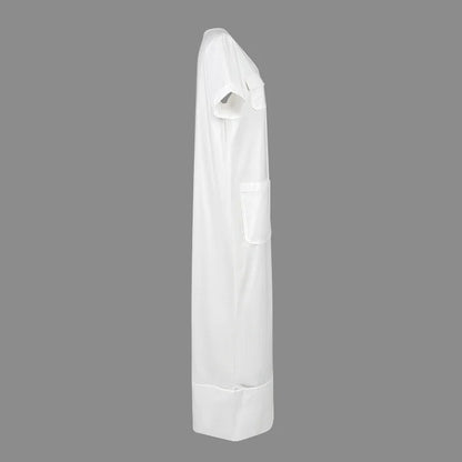 V-ringad lös jumpsuit för kvinnor