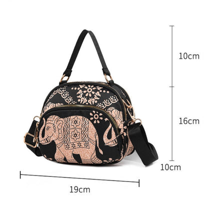 Crossbody-väska med modernt tryck för kvinnor