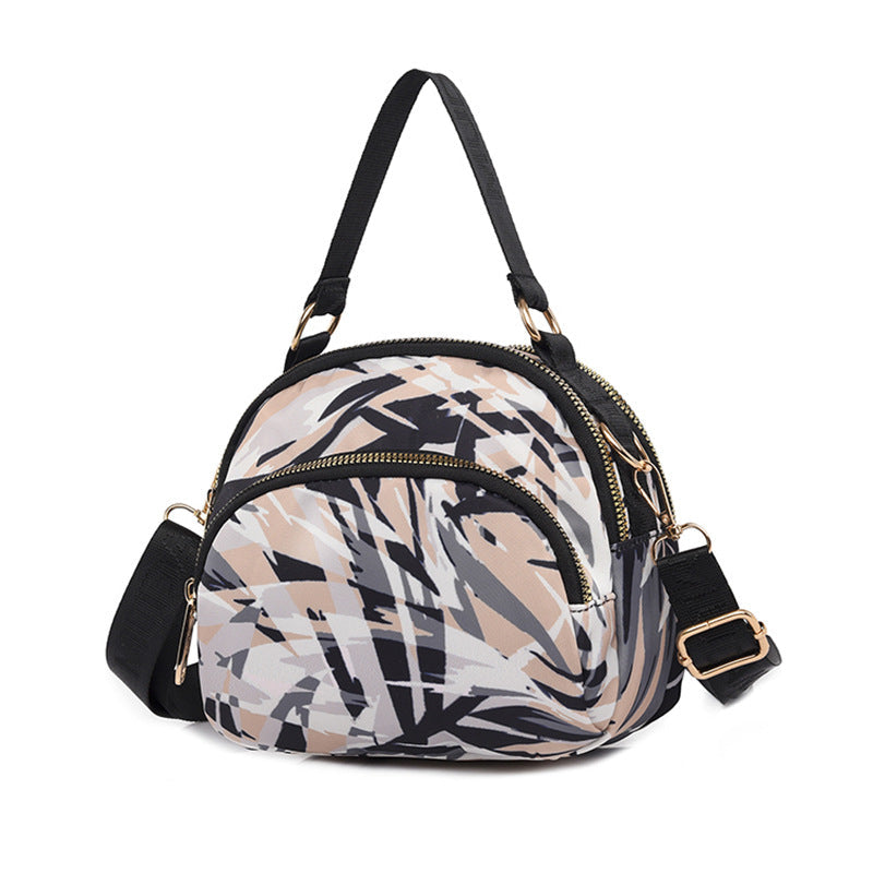 Crossbody-väska med modernt tryck för kvinnor