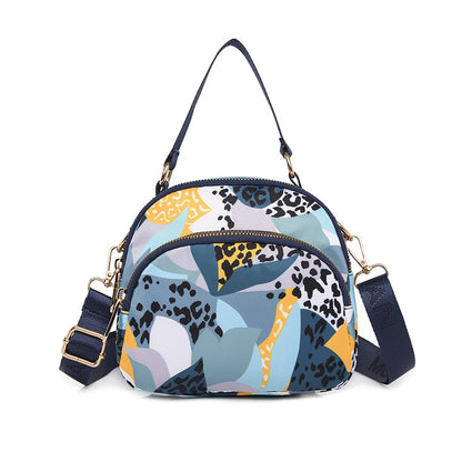 Crossbody-väska med modernt tryck för kvinnor