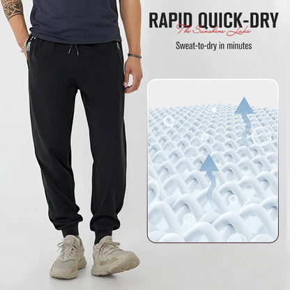 🔥Fabriksdirekt!🔥Lättviktiga, lediga, snabbtorkande sweatpants för män