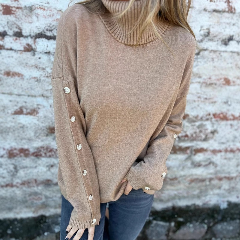 Casual Turtleneck-tröja för kvinnor