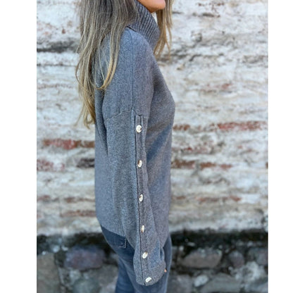 Casual Turtleneck-tröja för kvinnor