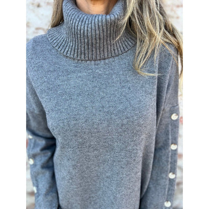 Casual Turtleneck-tröja för kvinnor