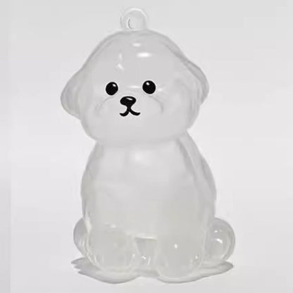 🐶Dog Hair Collector Nyckelring Charm Minnesmärke Förvaringslåda