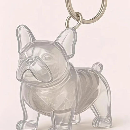 🐶Dog Hair Collector Nyckelring Charm Minnesmärke Förvaringslåda