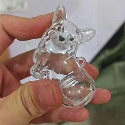 🐶Dog Hair Collector Nyckelring Charm Minnesmärke Förvaringslåda