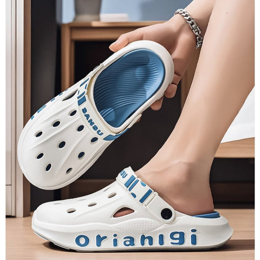 Unisex andningsbara mjuka sandaler med tjocka sulor