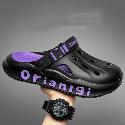 Unisex andningsbara mjuka sandaler med tjocka sulor