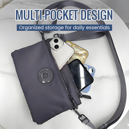 Modig zip-crossbody-väska