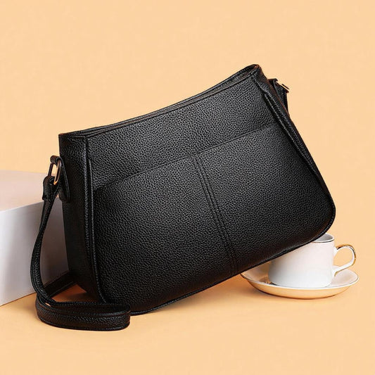 Crossbody-väska i mjukt PU-läder