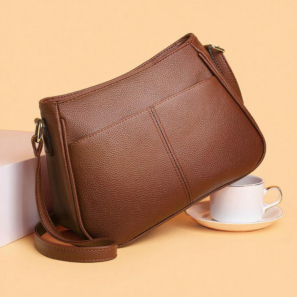 Crossbody-väska i mjukt PU-läder