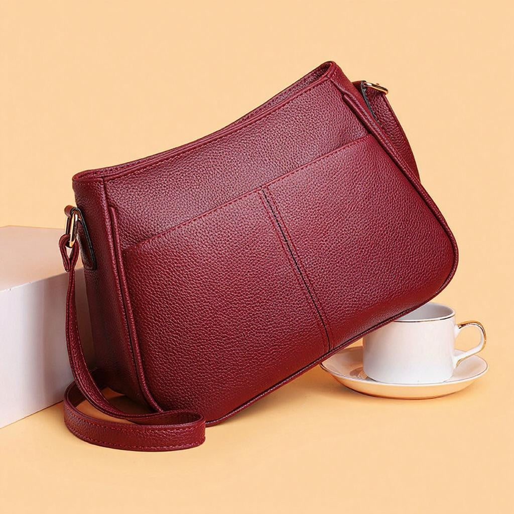 Crossbody-väska i mjukt PU-läder