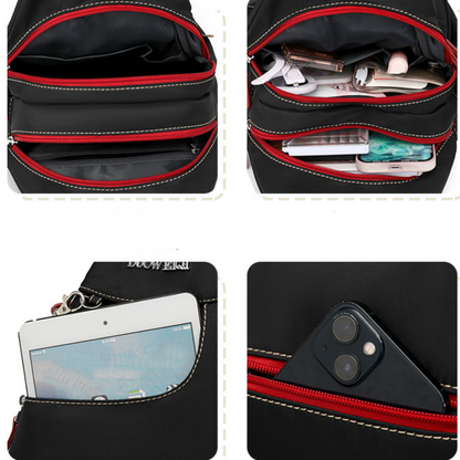 🎒 50% RABATT NU! ✨ Women's Stylish Convertible Crossbody Backpack – 3-i-1 Bärstil & Smart Förvaring – Perfekt för Vardag, Resor & Pendling 🌸