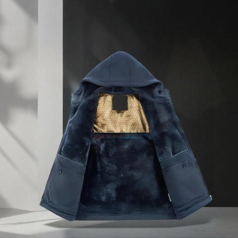 🔥SISTA DAGENS ERBJUDANDE – 50 % RABATT🔥2026 Uppgraderad unisex-jacka med huva, grafenuppvärmd och isolerad (med innerfickor)