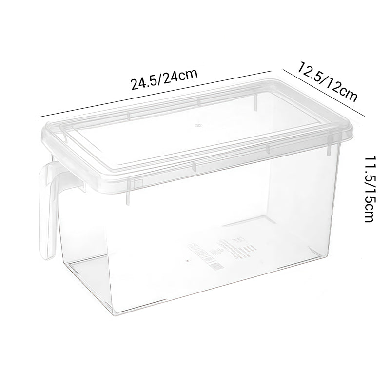 Transparent Matförvaringsbehållare med Lock