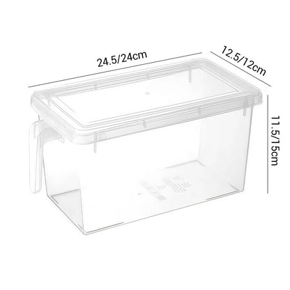 Transparent Matförvaringsbehållare med Lock
