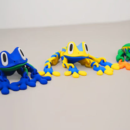 🐸 Söt 3D-groda kylskåpsmagnet – Stark magnet, rolig dekoration & perfekt presentval!