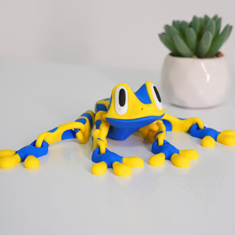 🐸 Söt 3D-groda kylskåpsmagnet – Stark magnet, rolig dekoration & perfekt presentval!