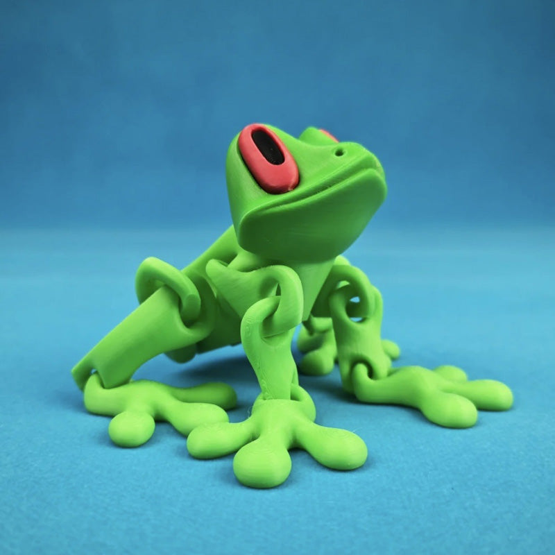 🐸 Söt 3D-groda kylskåpsmagnet – Stark magnet, rolig dekoration & perfekt presentval!