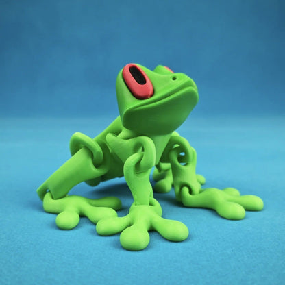 🐸 Söt 3D-groda kylskåpsmagnet – Stark magnet, rolig dekoration & perfekt presentval!