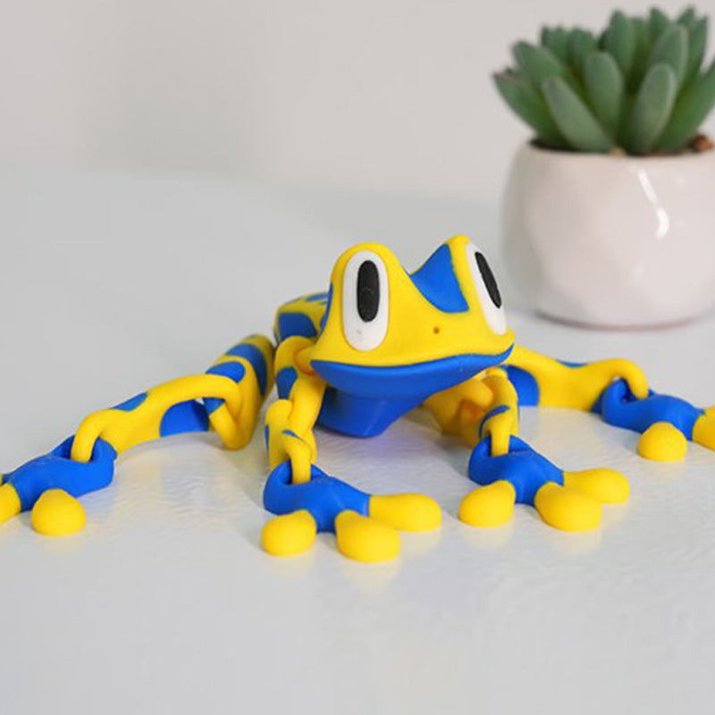 🐸 Söt 3D-groda kylskåpsmagnet – Stark magnet, rolig dekoration & perfekt presentval!