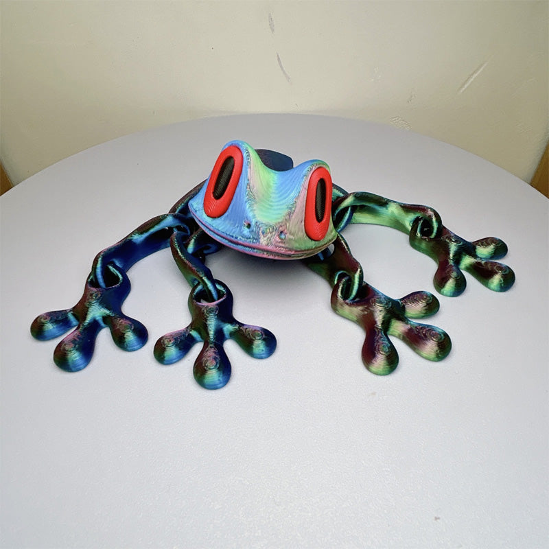 🐸 Söt 3D-groda kylskåpsmagnet – Stark magnet, rolig dekoration & perfekt presentval!