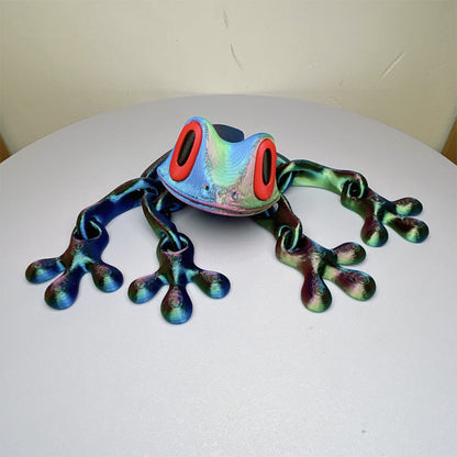 🐸 Söt 3D-groda kylskåpsmagnet – Stark magnet, rolig dekoration & perfekt presentval!