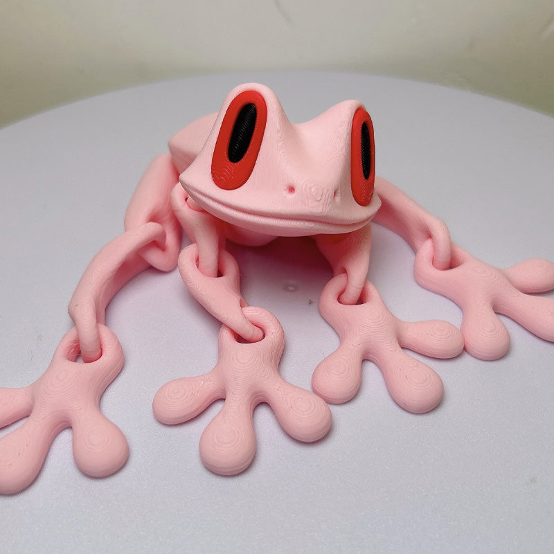 🐸 Söt 3D-groda kylskåpsmagnet – Stark magnet, rolig dekoration & perfekt presentval!