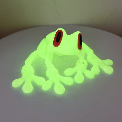 🐸 Söt 3D-groda kylskåpsmagnet – Stark magnet, rolig dekoration & perfekt presentval!